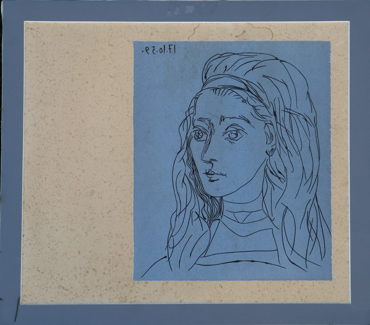 Picasso (1881-1973) : "jacqueline"