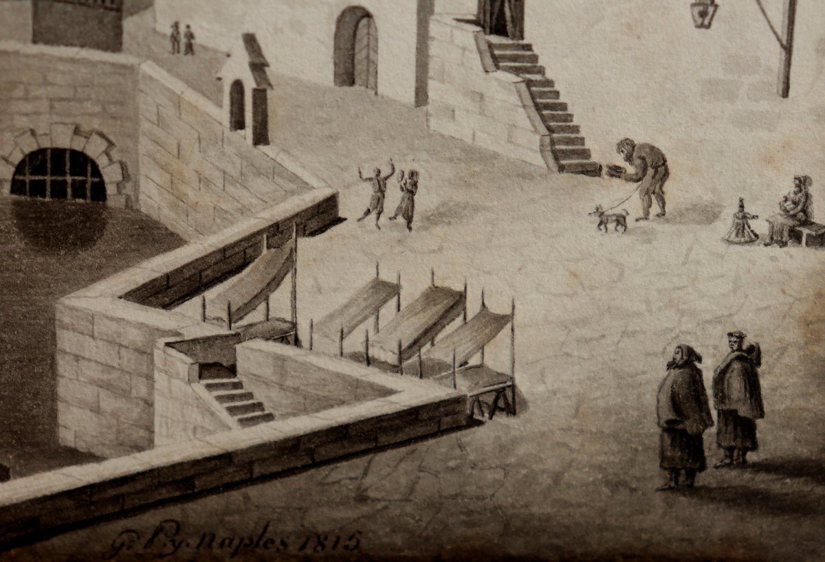 French School 181 5: "naples Harbour"-photo-3