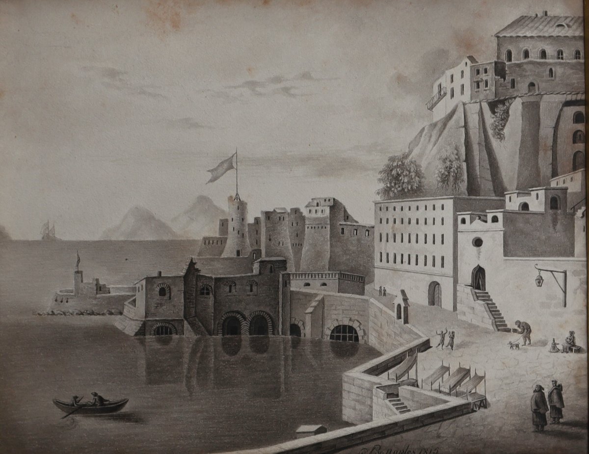 French School 181 5: "naples Harbour"