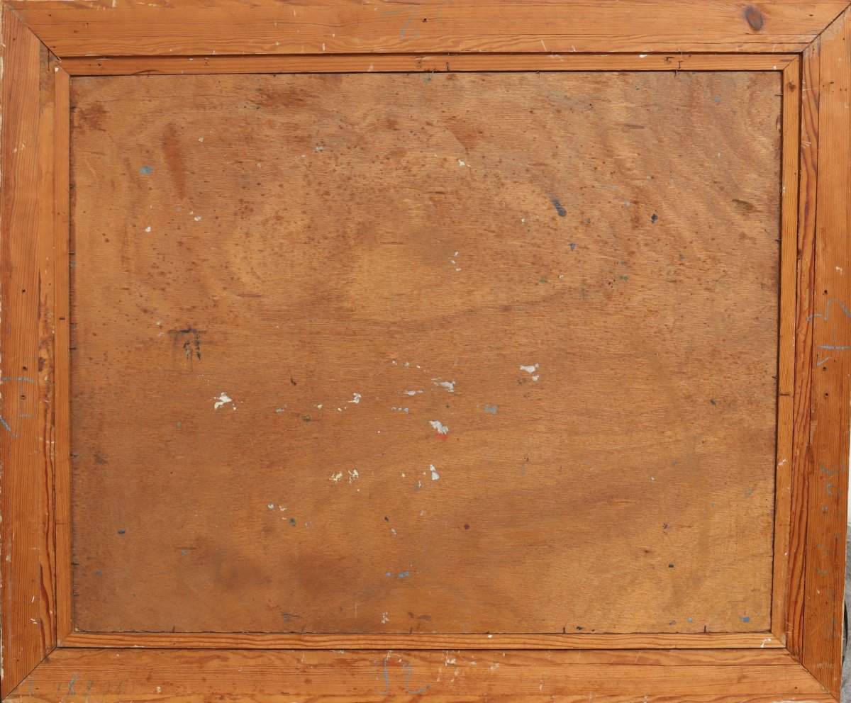 MAURICE VAGH WEINMANN : TRES GRAND TABLEAU "LE RUISSEAU" -photo-3