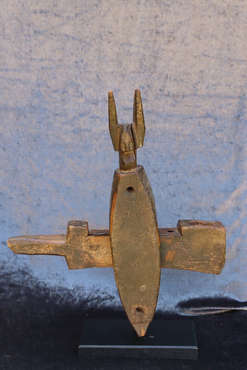 MALI CIRCA 1900 : « SERRURE DE PORTE DE GRENIER »-photo-4