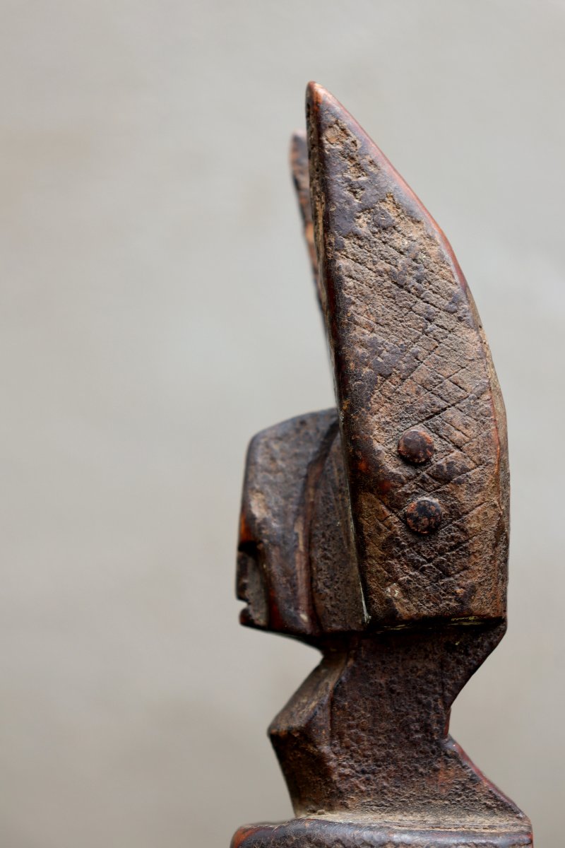 MALI CIRCA 1900 : « SERRURE DE PORTE DE GRENIER »-photo-7