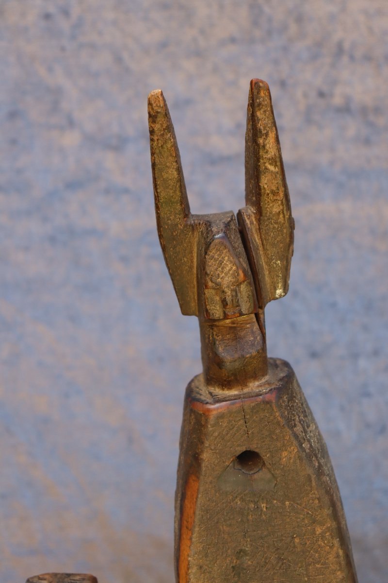 MALI CIRCA 1900 : « SERRURE DE PORTE DE GRENIER »-photo-1