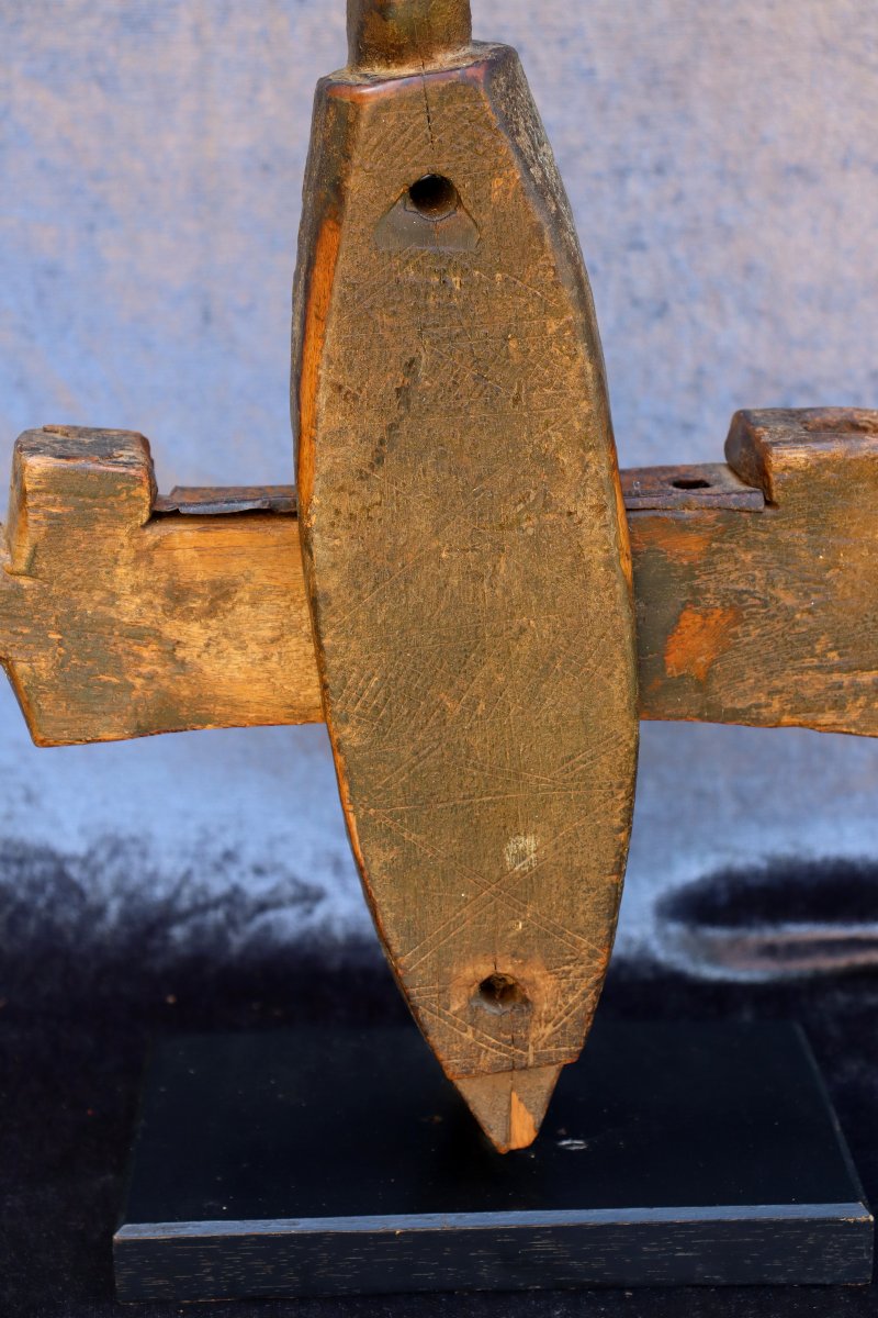 MALI CIRCA 1900 : « SERRURE DE PORTE DE GRENIER »-photo-2
