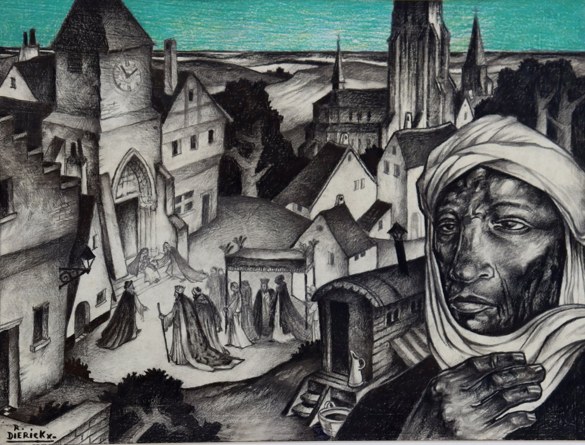 RAYMOND DIERICKX : "LES ROIS MAGES" 