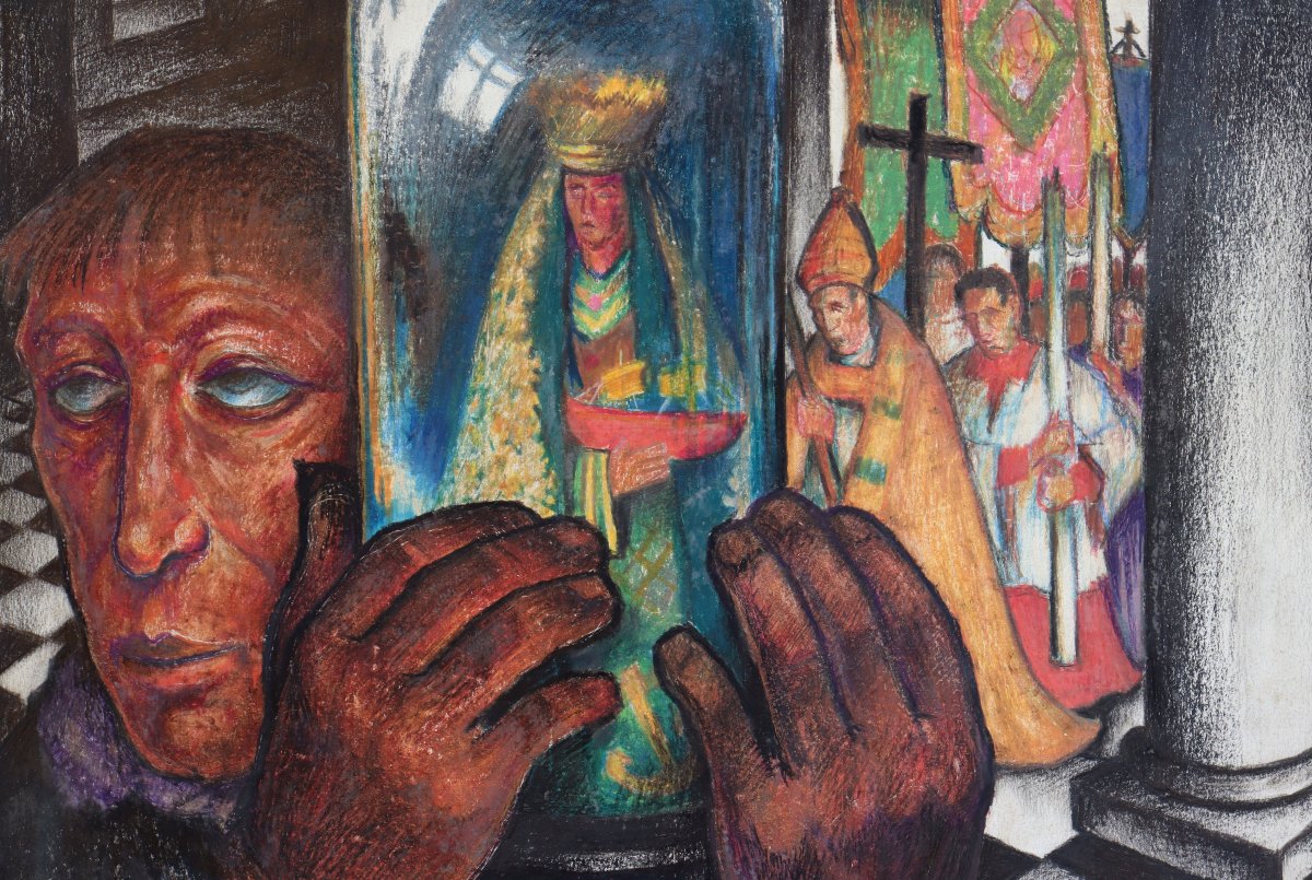 Raymond Dierickx : "the Procession Of The Virgin"-photo-4