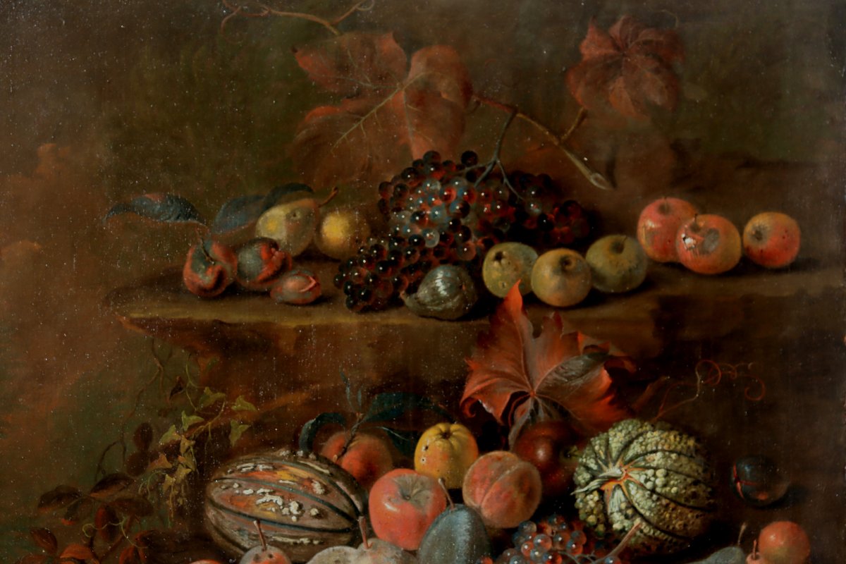 William Sartorius : Very Large "still Life With Fruits"-photo-4