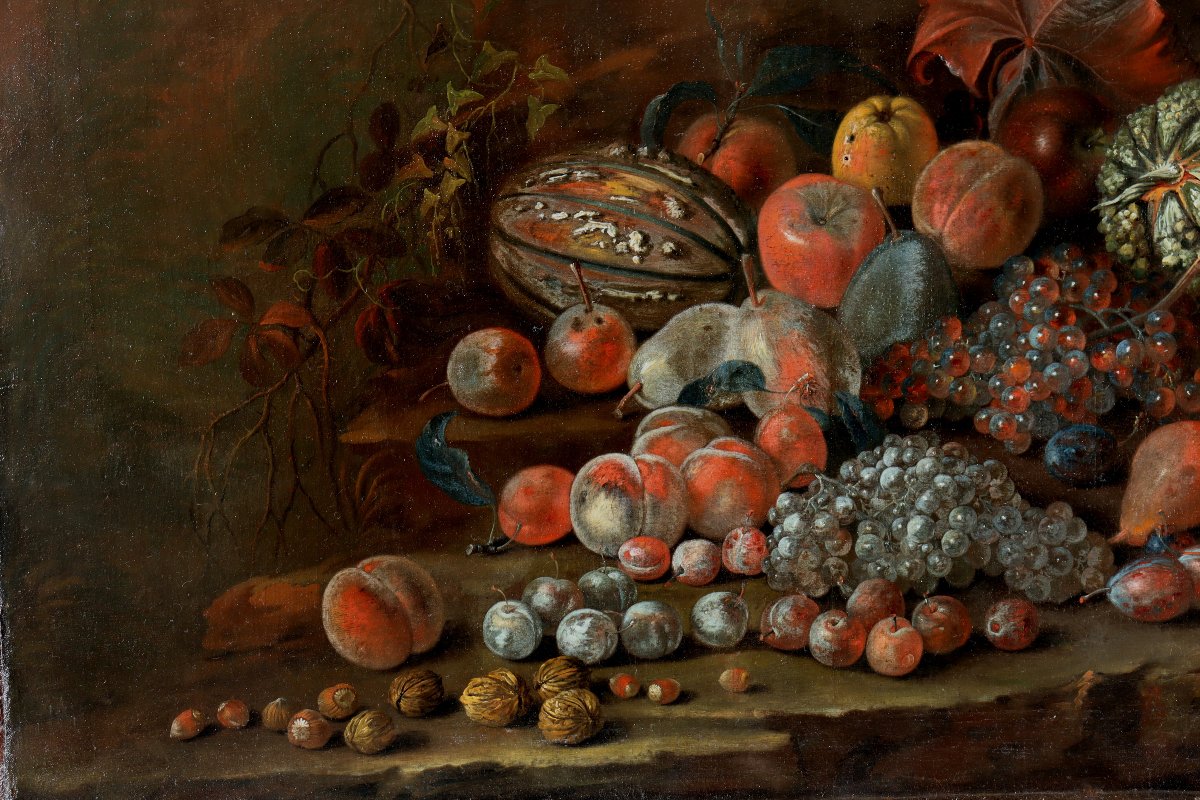 William Sartorius : Very Large "still Life With Fruits"-photo-2