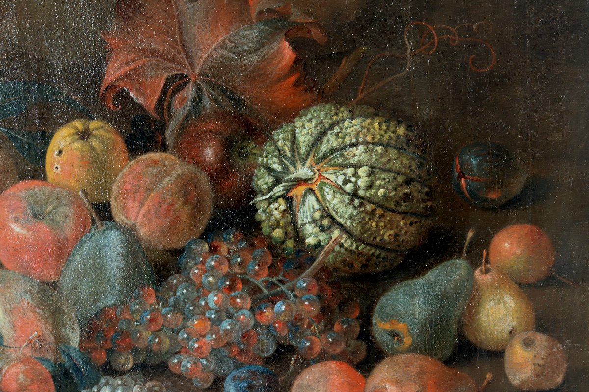 William Sartorius : Very Large "still Life With Fruits"-photo-3