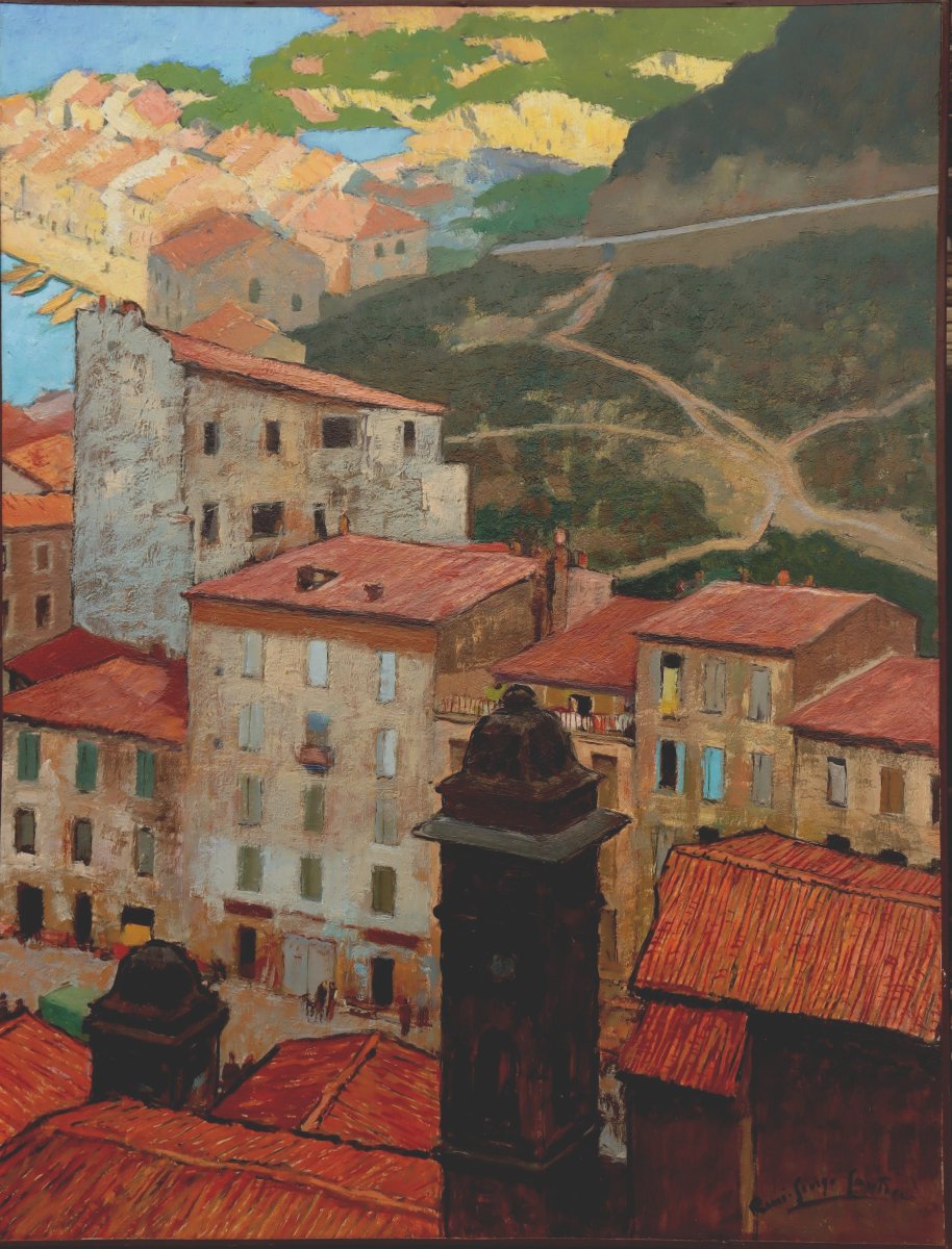 RENE-GEORGES GAUTIER : "VILLEFRANCHE SUR MER" -photo-2