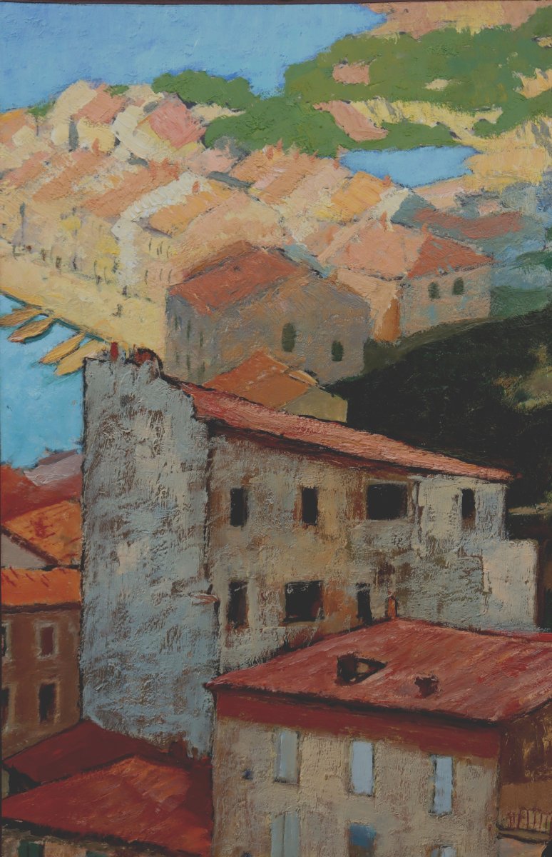 RENE-GEORGES GAUTIER : "VILLEFRANCHE SUR MER" -photo-4