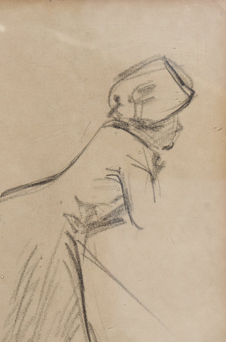 RENE XAVIER FRANCOIS PRINET : « FEMME A LA BALUSTRADE »-photo-3