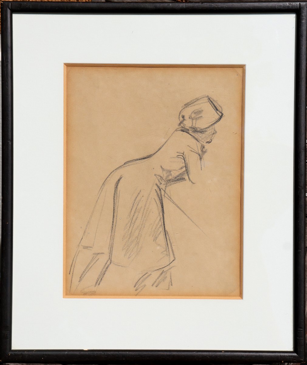 RENE XAVIER FRANCOIS PRINET : « FEMME A LA BALUSTRADE »