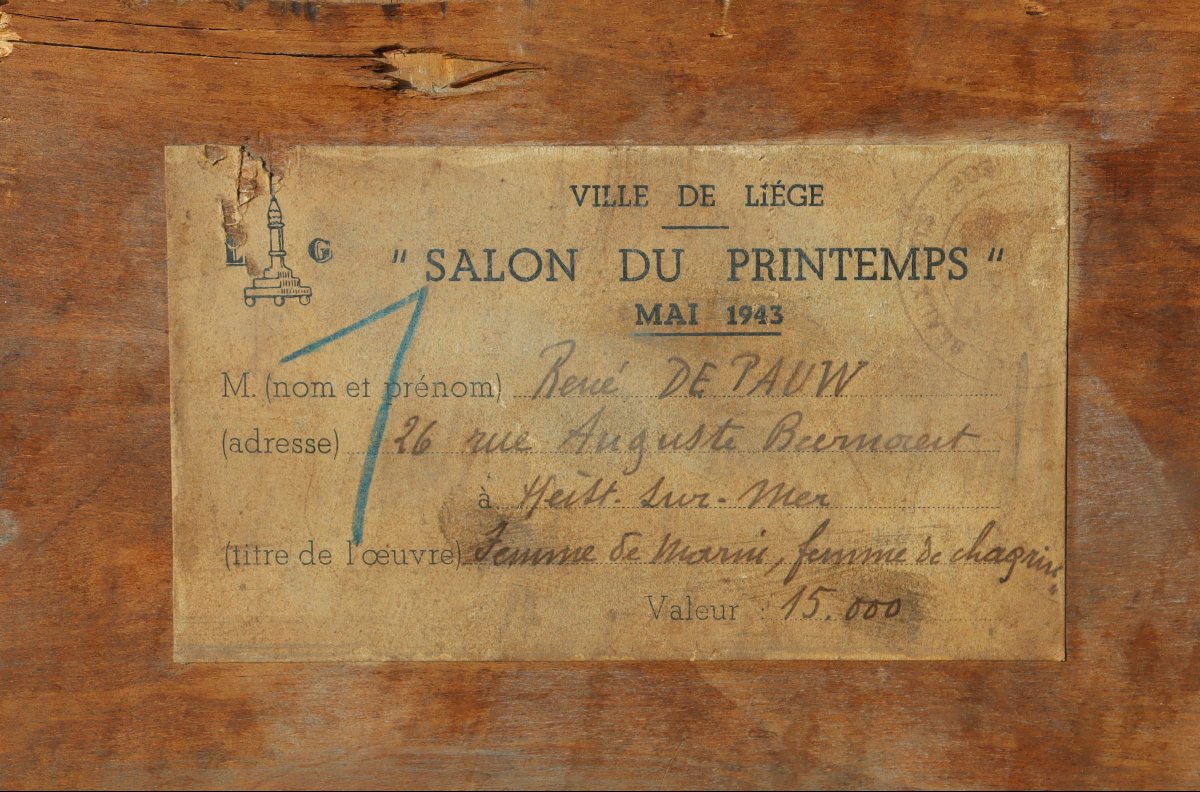 RENE DE PAUW : "FEMME DE MARIN, FEMME DE CHAGRIN" -photo-5