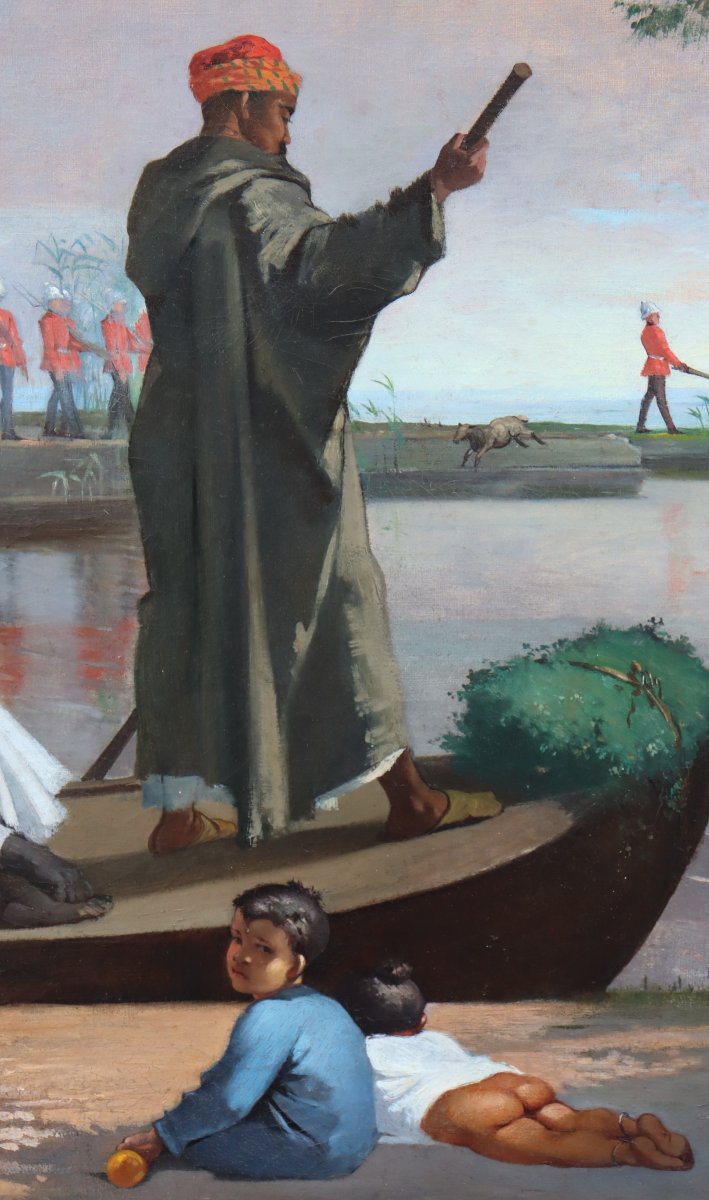 Adolf Werner Gotthar : "on The Banks Of The Nile" -photo-4