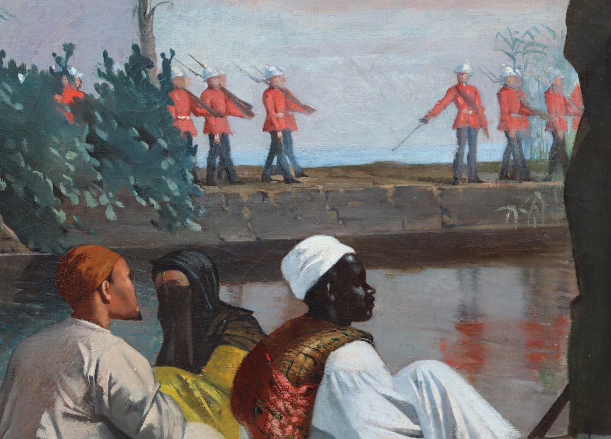 Adolf Werner Gotthar : "on The Banks Of The Nile" -photo-3