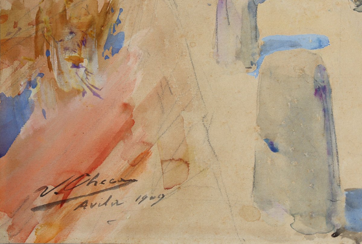 Ulpiano Checa Y Sanz : “the Ox-drawn Carriage”-photo-2