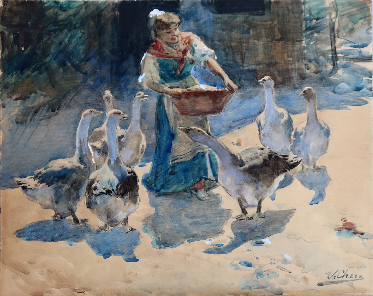 ULPIANO CHECA Y SANZ : « LA PROVENDE DES OIES » -photo-2