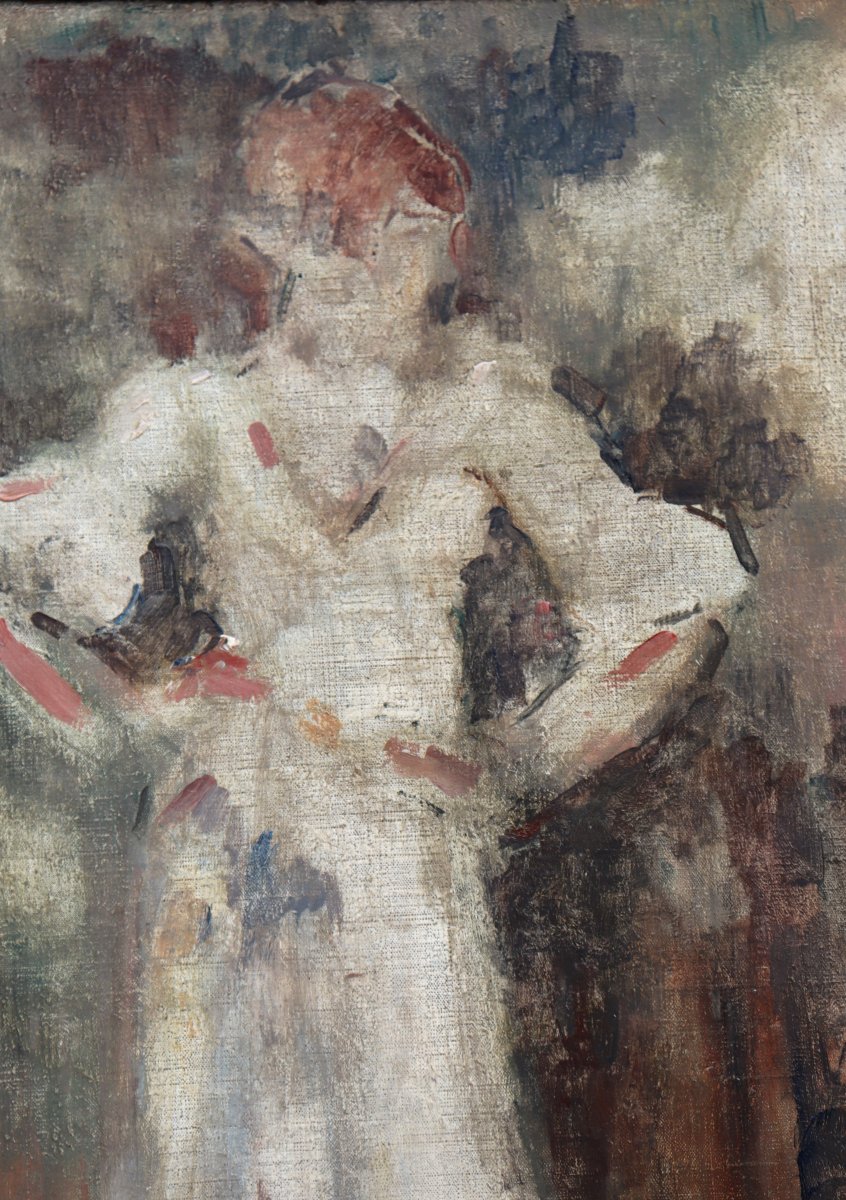Adalbert-louis Bonn : “lady With Her Hands On Her Hips”-photo-3