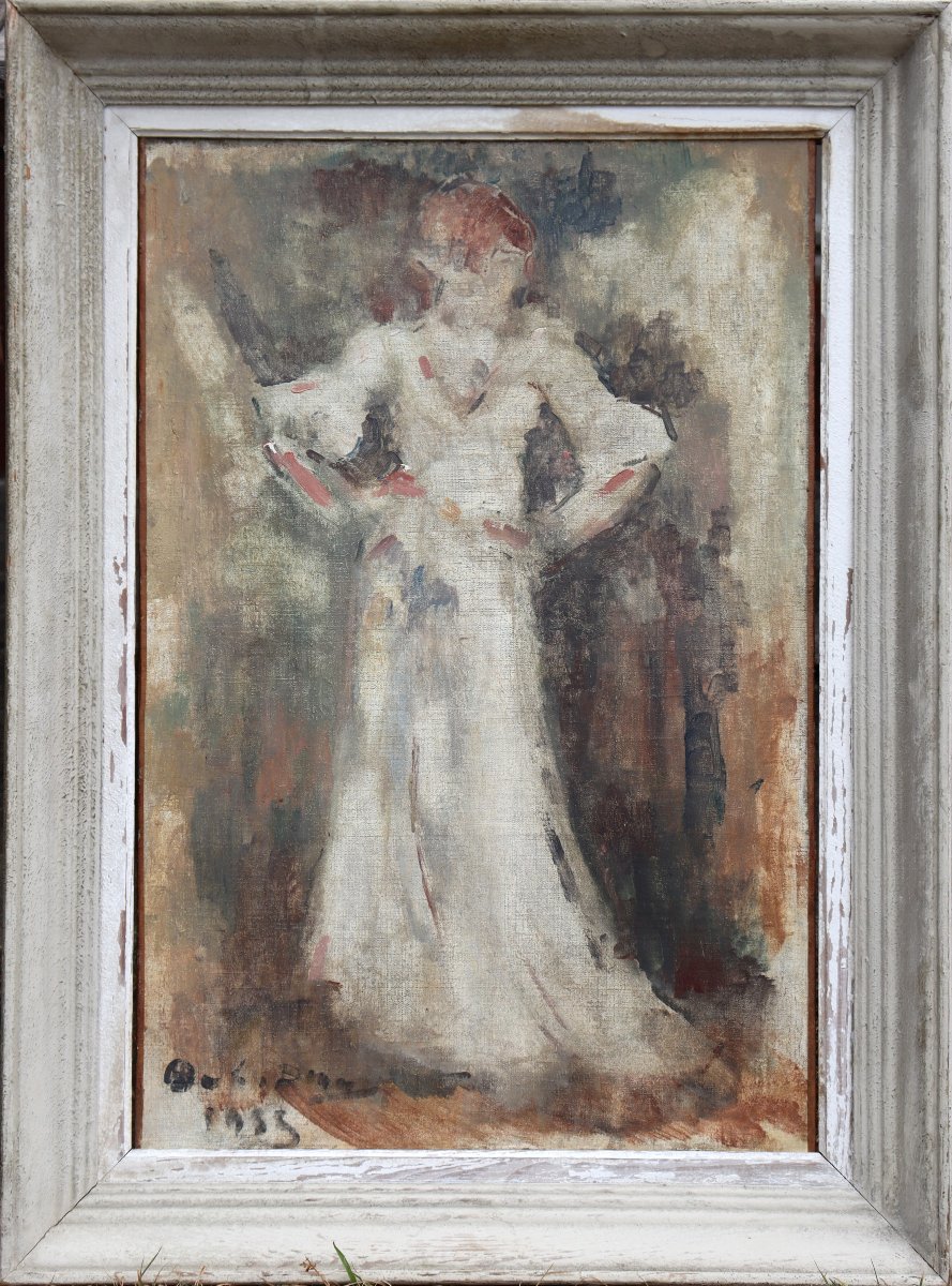 Adalbert-louis Bonn : “lady With Her Hands On Her Hips”-photo-2