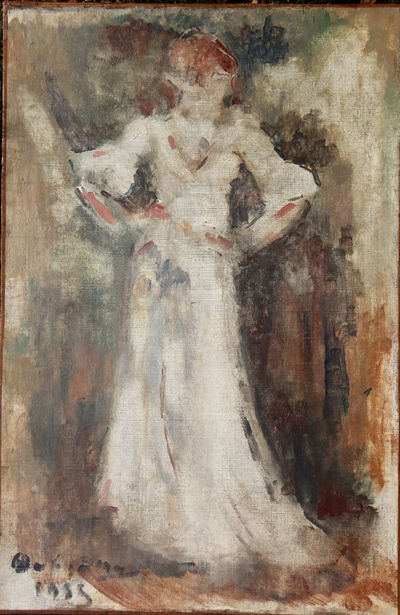 Adalbert-louis Bonn : “lady With Her Hands On Her Hips”-photo-3