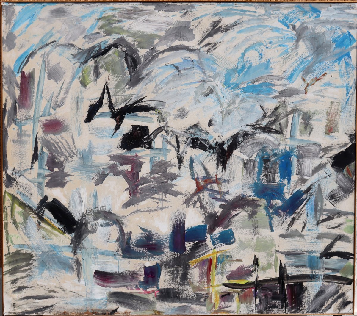 REINE BILORA (1927-2019) : GRANDE ABSTRACTION  « LE PETIT MATIN »