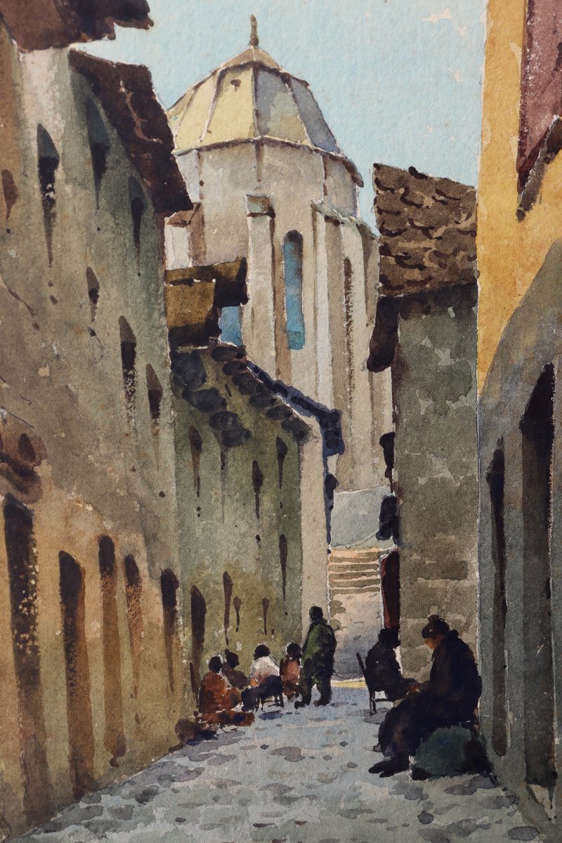 Bernard Antoine Righetti (1882–1965) : “rue Du Sud”-photo-2