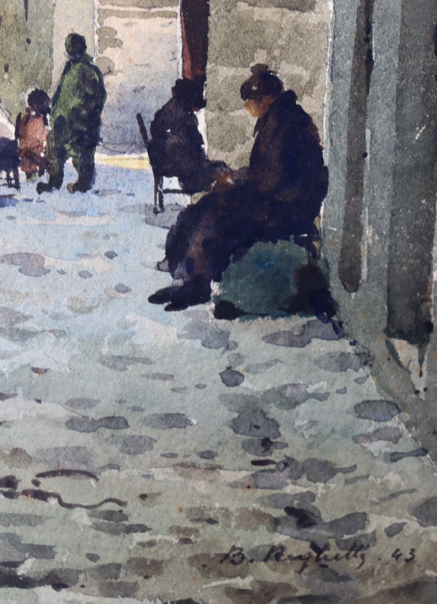 Bernard Antoine Righetti (1882–1965) : “rue Du Sud”-photo-3