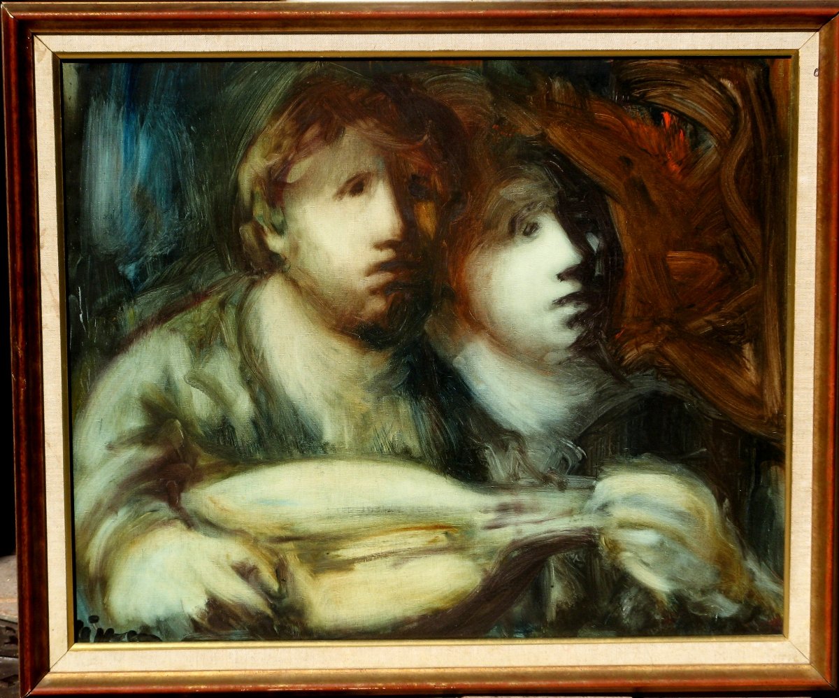 Sylvain Vigny : “a Couple With A Mandolin”-photo-2