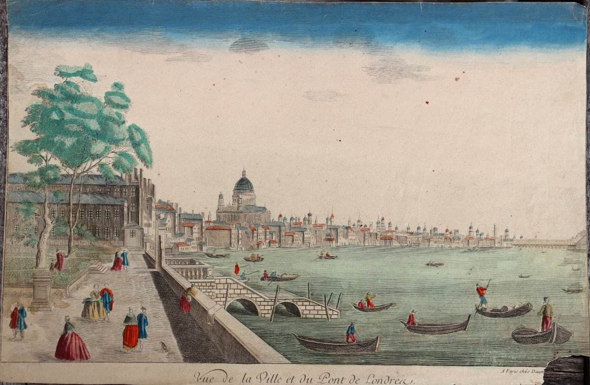 VUE D’OPTIQUE XVIIIe I/VI : « LONDRES »