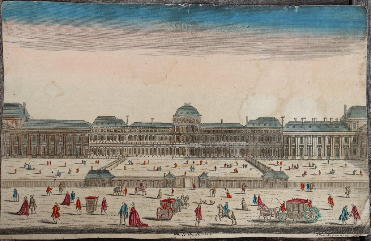VUE D’OPTIQUE XVIIIe IV/VI : « LES TUILERIES »