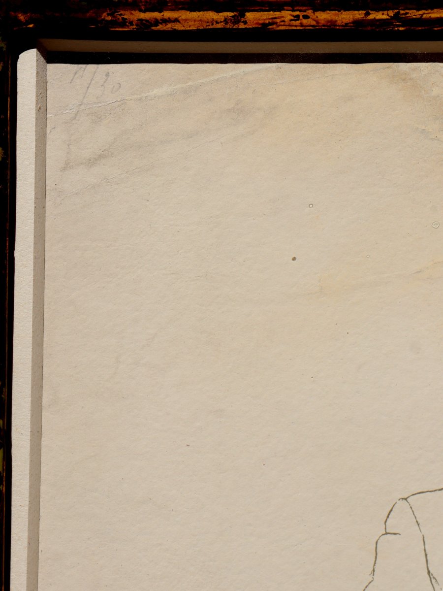 PABLO PICASSO : « MAX JACOB AU FAUTEUIL »-photo-4