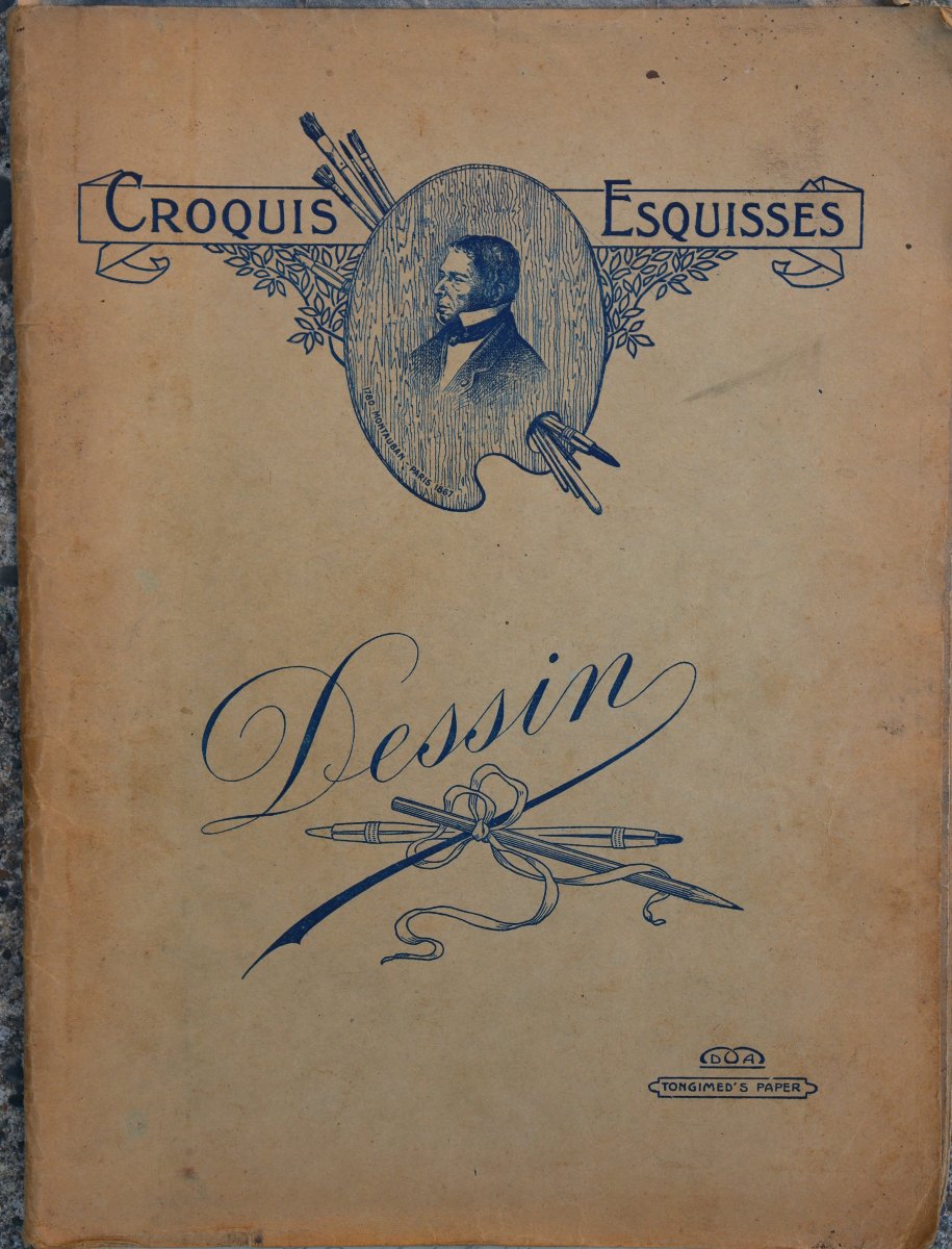 LUCIEN LAVEDAN : « CAHIER DE DESSINS ET AQUARELLES 1911 »-photo-2