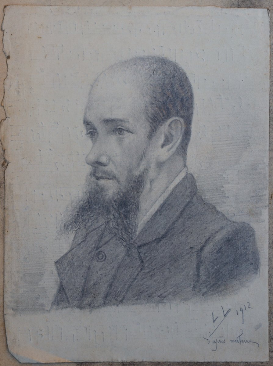 LUCIEN LAVEDAN : « CAHIER DE DESSINS ET AQUARELLES 1911 »-photo-3