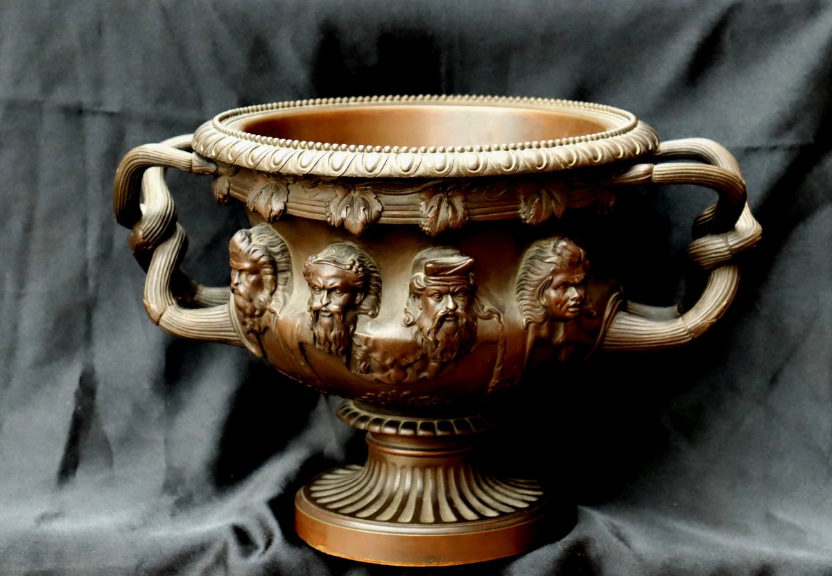 GRAND TOUR XIXe : « GRAND VASE WARWICK »-photo-2