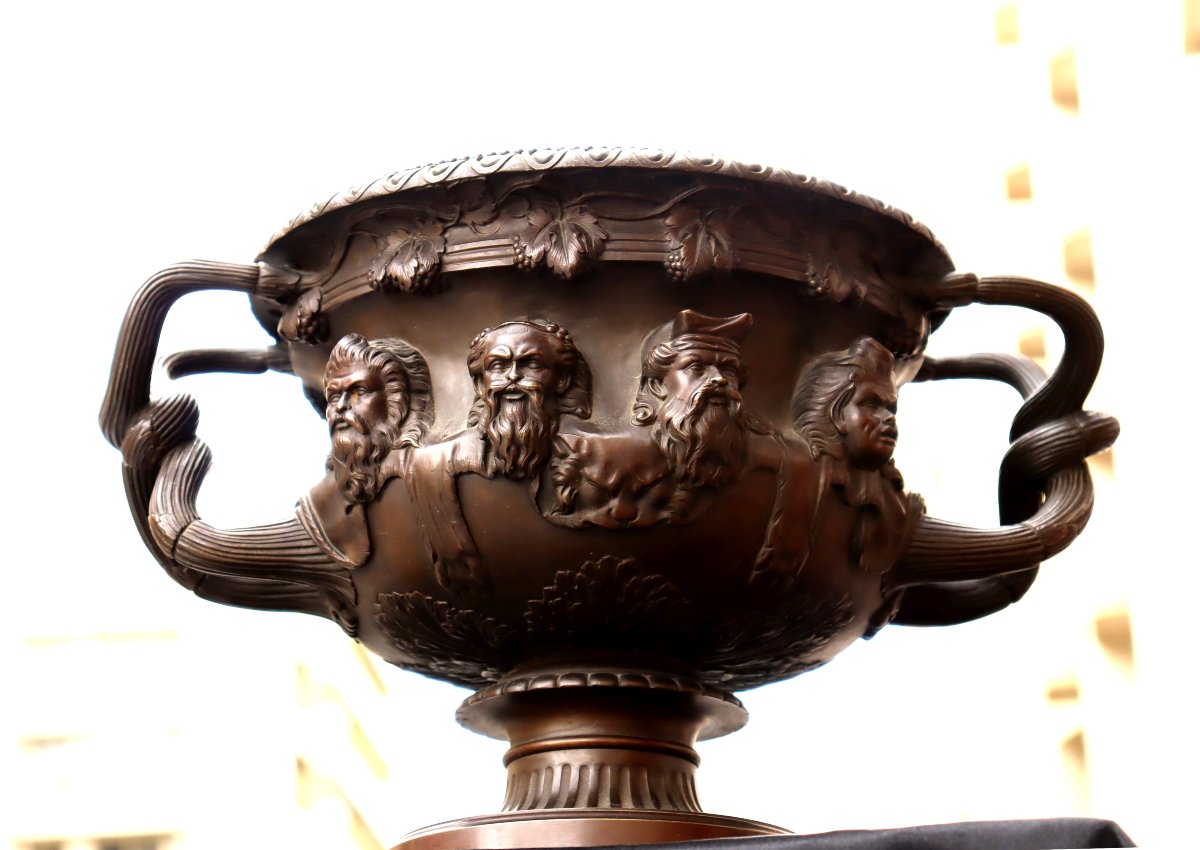 GRAND TOUR XIXe : « GRAND VASE WARWICK »-photo-2