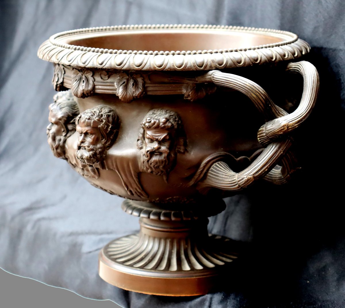 GRAND TOUR XIXe : « GRAND VASE WARWICK »-photo-3