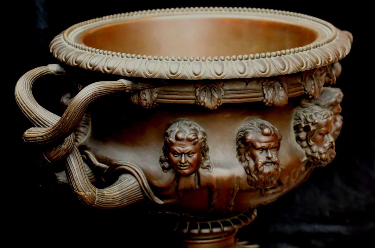 GRAND TOUR XIXe : « GRAND VASE WARWICK »-photo-4