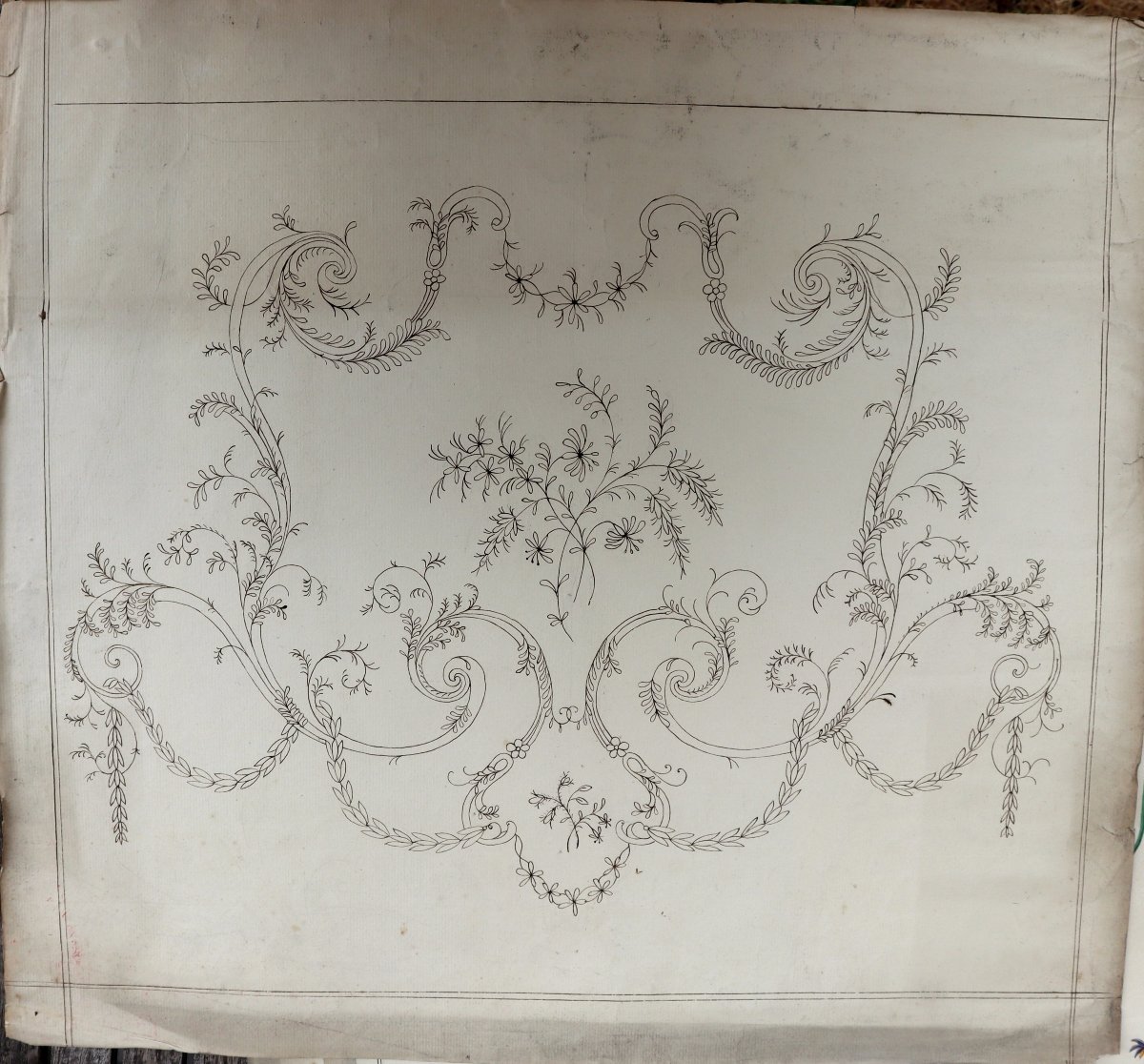 ANGLETERRE VERS 1780 : « PROJET DE TEXTILE II/V »