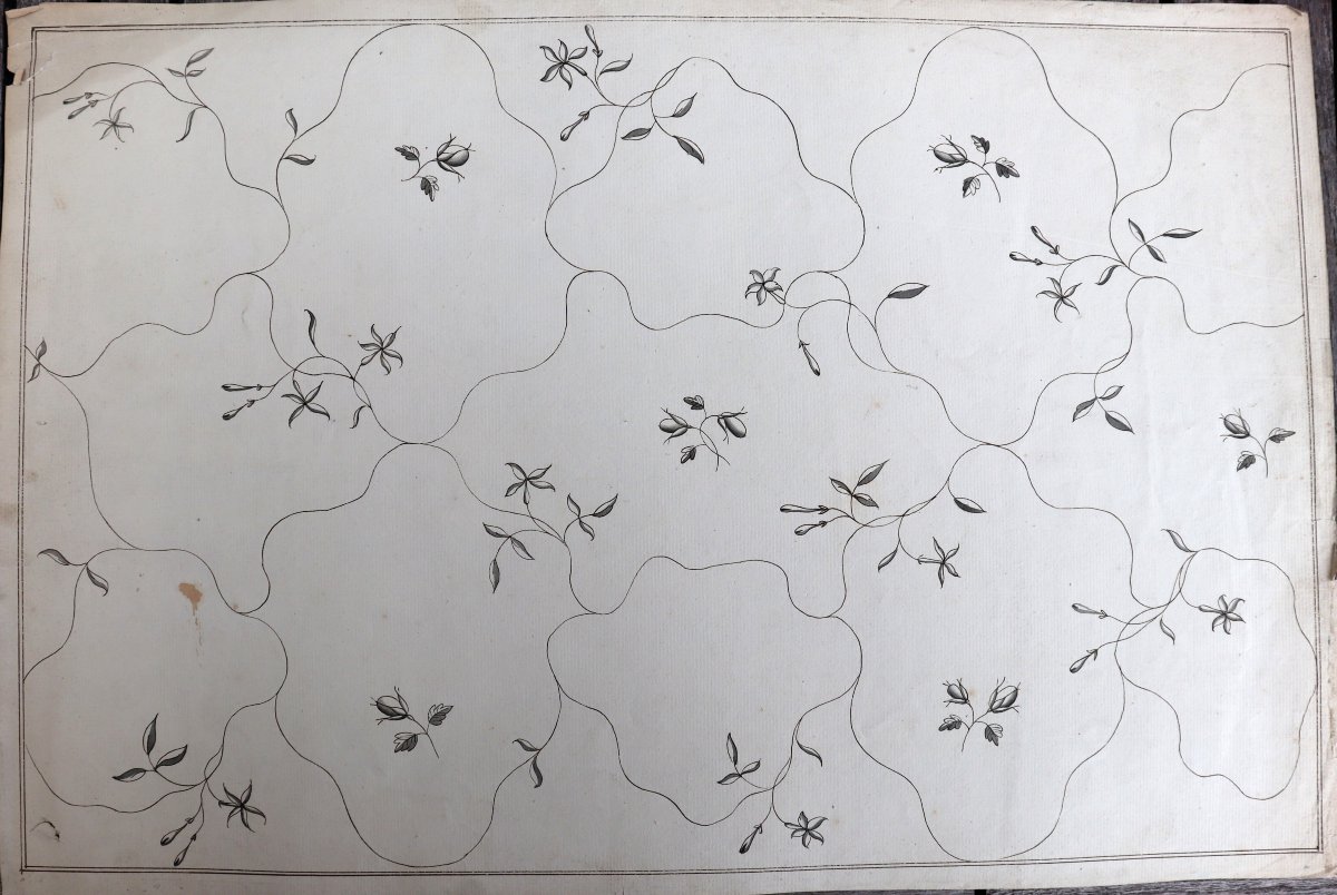 ANGLETERRE VERS 1780 : « PROJET DE TEXTILE III/V »
