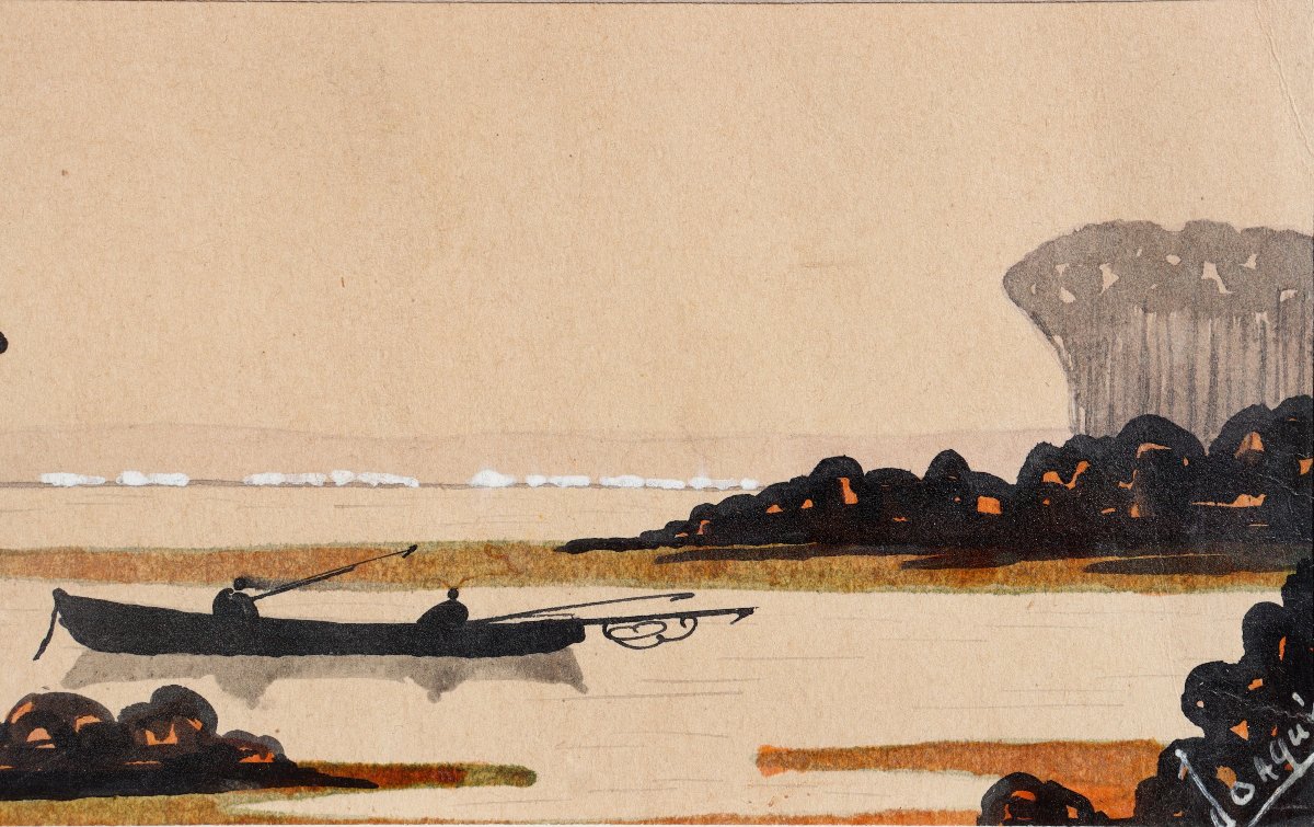Joaquin Couderc (20th) : “fishermen In The Landes”-photo-4
