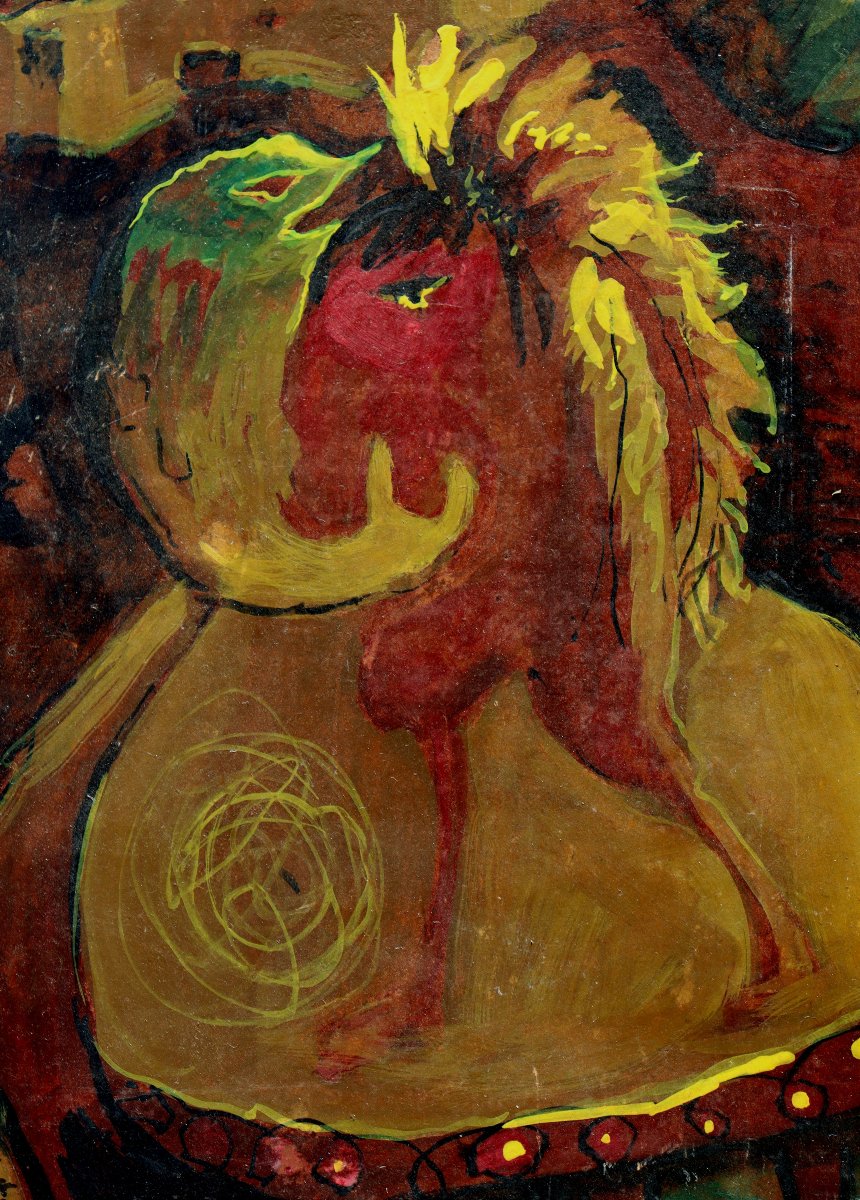 FRANS ANTHONIUS DE HAAS : « LE CHEVAL DE CIRQUE »-photo-3