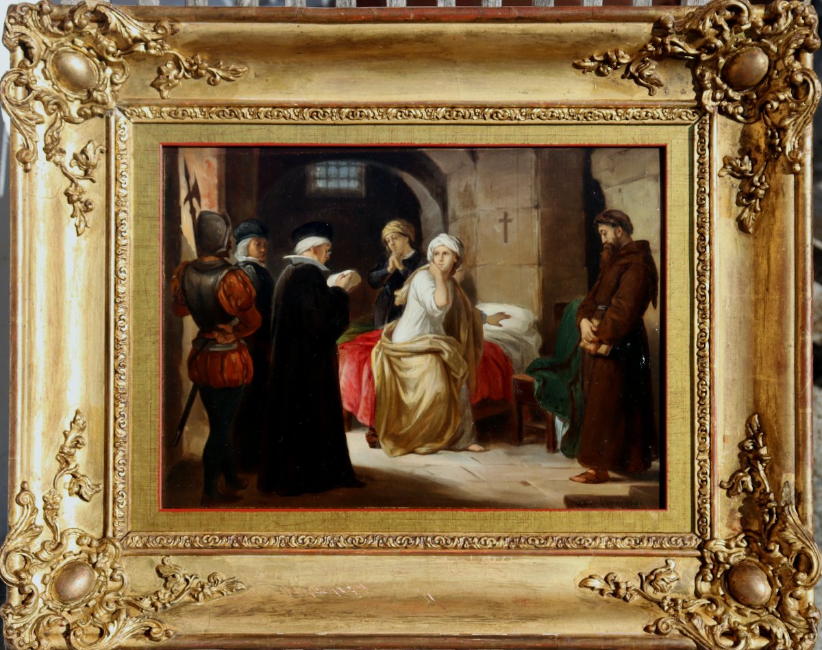 Achille Leonardi : “the Conviction Of Beatrice Cenci”