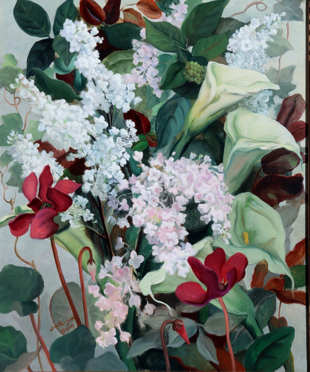 CHARLES-JEAN BRUN : « LE GRAND BOUQUET »-photo-2