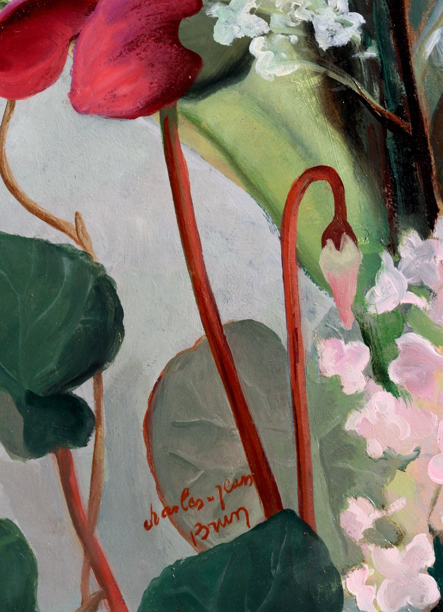 CHARLES-JEAN BRUN : « LE GRAND BOUQUET »-photo-4