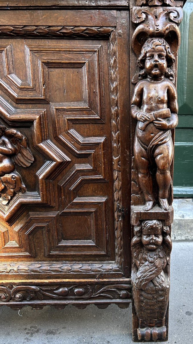 BUFFET/DRESSOIR PARTIELLEMENT RENAISSANCE-photo-1