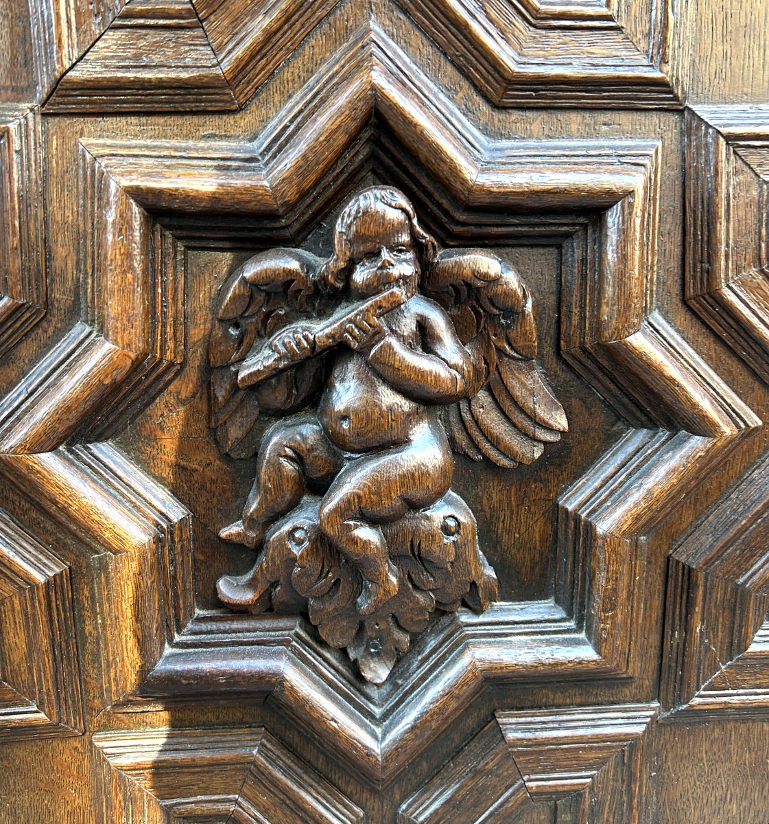 BUFFET/DRESSOIR PARTIELLEMENT RENAISSANCE-photo-4