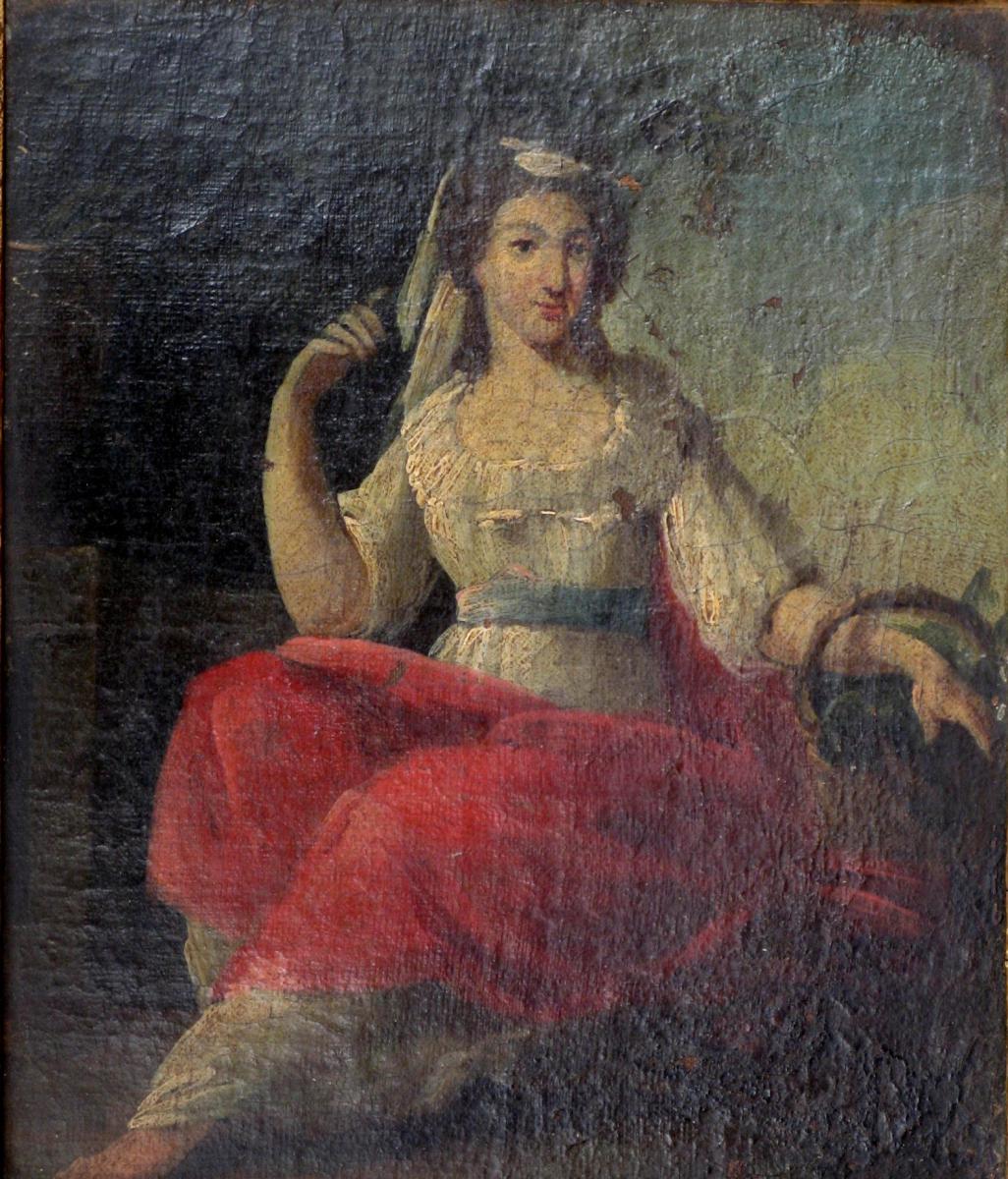 Young Dame In The Cart End Of The 18th Century-photo-2