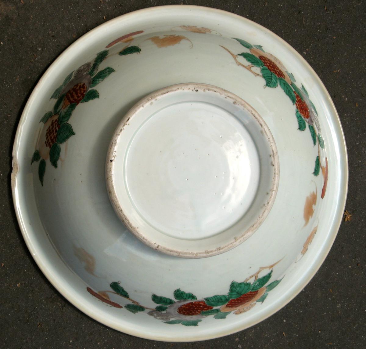 Very Large Brock And Asian Porcelain Cup-photo-3