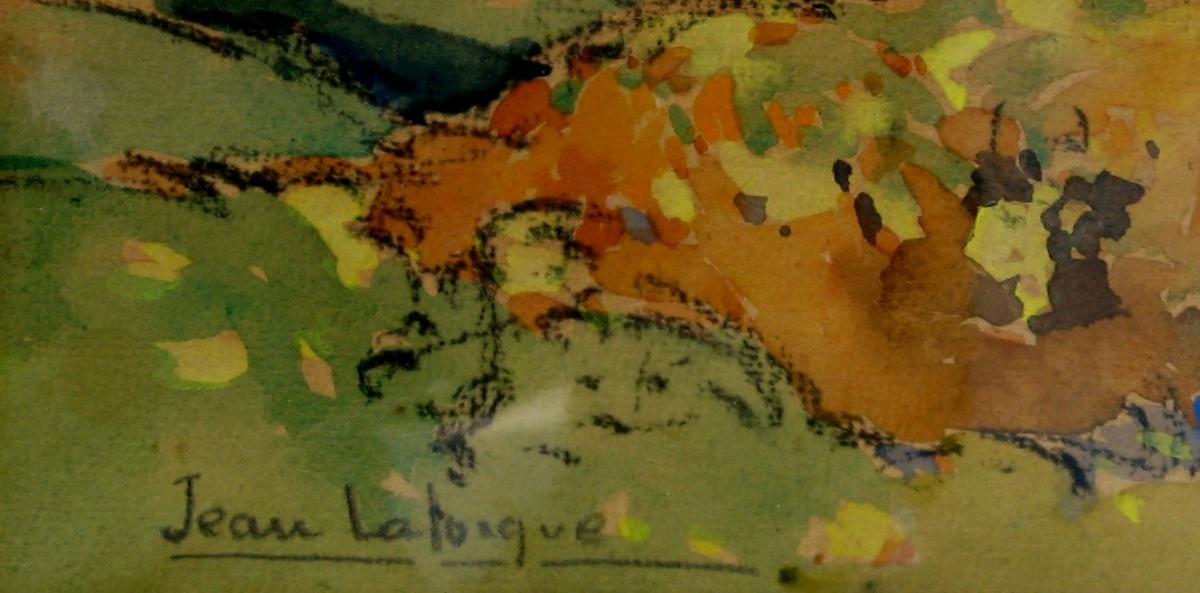 Jean Laforgue: Orientalist Watercolor-photo-3